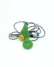 Necklace with crochet cactus pendant