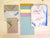 Food-wrapping paper, writing paper set